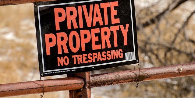 can the government take private property