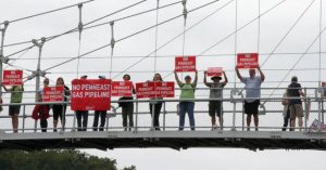 Protesters Standing Against the PennEast Pipeline