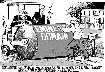 Decision making power for eminent domain to best sale the